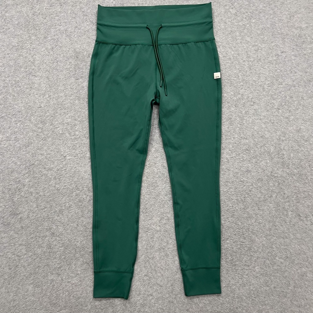 Vuori Green Daily Legging High Rise Drawstring Athleisure Size Medium?